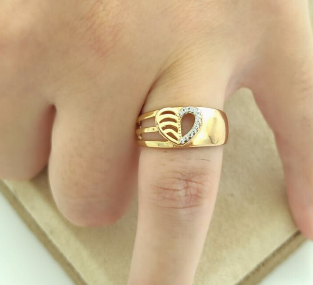 Inverted Heart Ring
