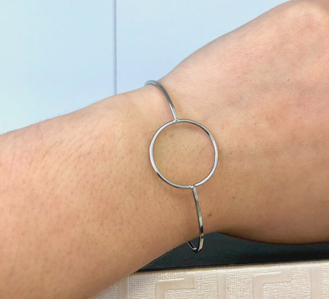Bracelet Cercle - Acier Inoxydable.